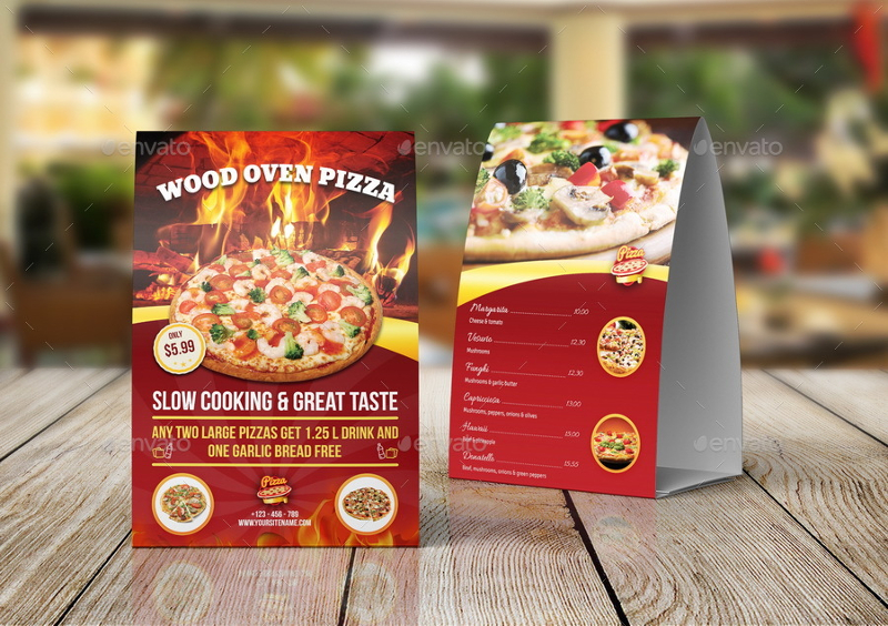 Pizza-Restaurant-Table-Menu-Template