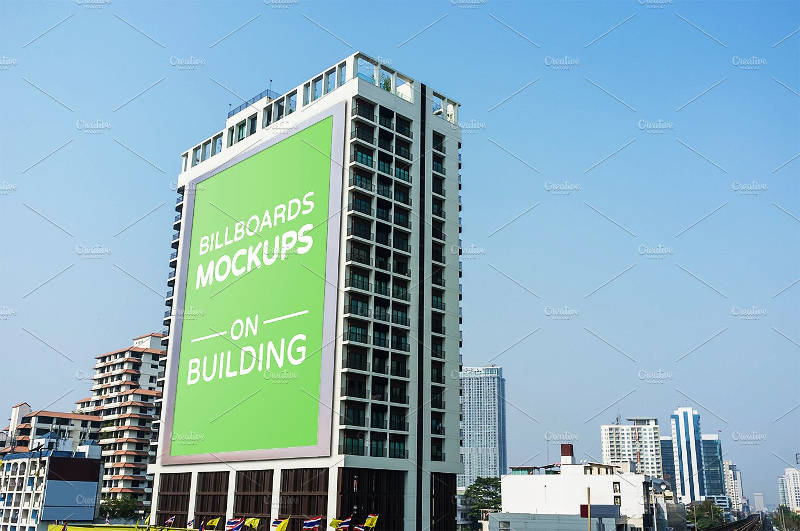 20 Best Building Billboard Mockups 2020 | Wpshopmart