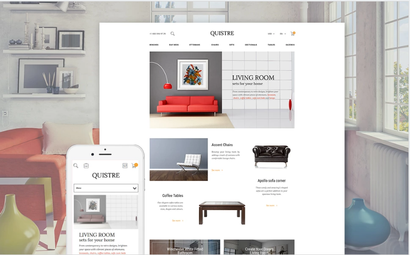 Quistre - Interior PrestaShop Theme