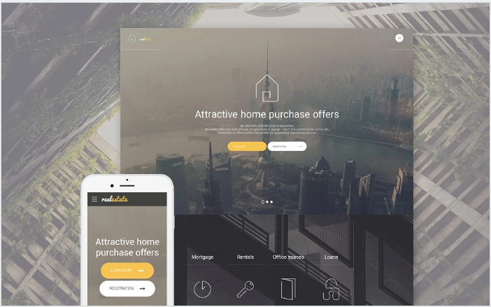 Real Estate Website Template