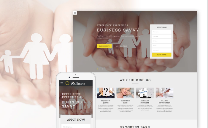 Best Insurance HTML Website Templates