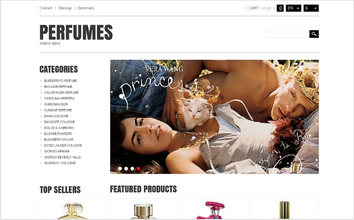 Responsive Perfumes Store PrestaShop Theme