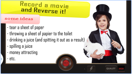 Reverse Movie FX - magic video