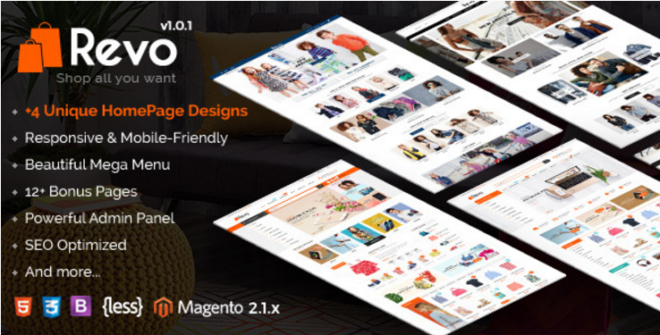 Revo - Responsive Magento 2 Shopping Theme