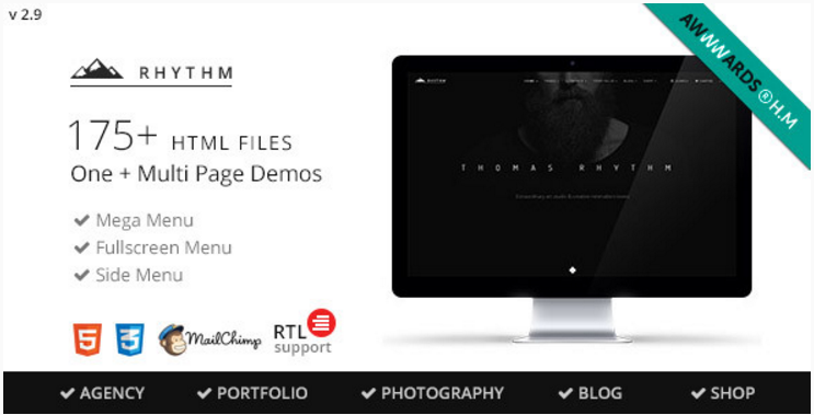 Rhythm - Multipurpose OneMulti Page Template