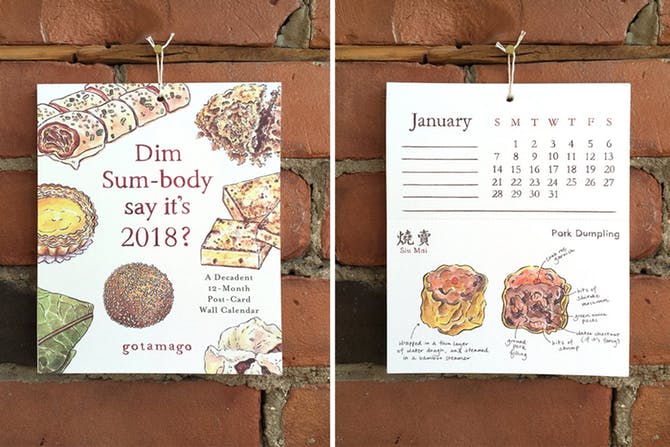 Seasonal Food Illustrated Calendar 2018