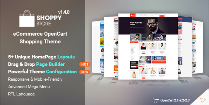 ShoppyStore - Responsive Multipurpose OpenCart Theme