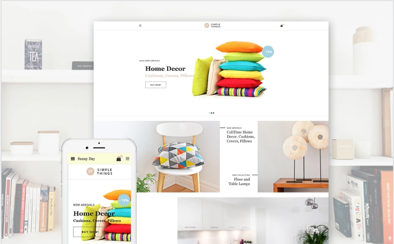 Simple Things - Home Decor OpenCart Template + RTL