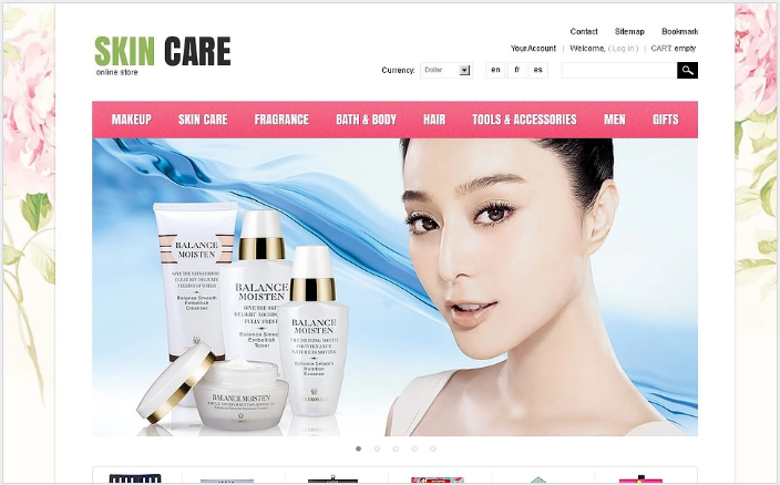 Skin Care PrestaShop Theme