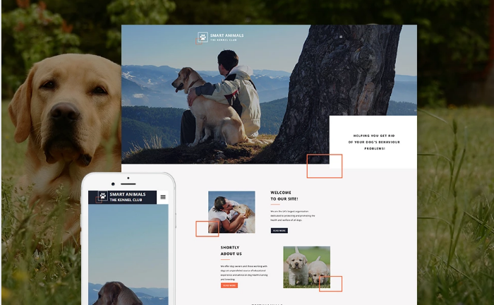 Smart Animals Website Template