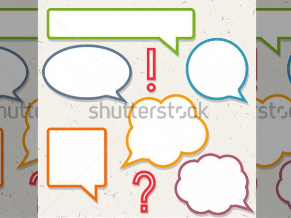 Speech Bubble Custom Brilliant Collection Of Shapes