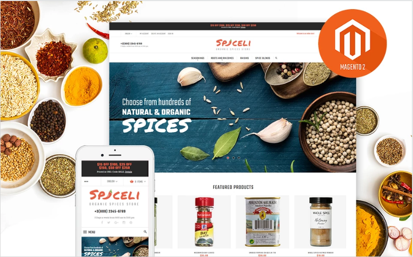 Spiceli Magento Theme