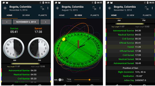 Sunrise Sunset Best Free Weather Android App