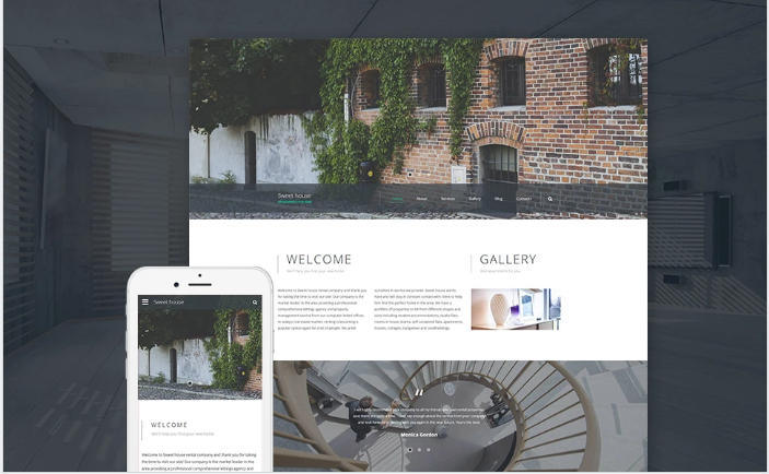 Sweet House Website Template