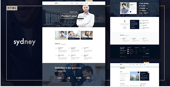Sydney - Multiuse Financial Business HTML5 & CSS3 Template