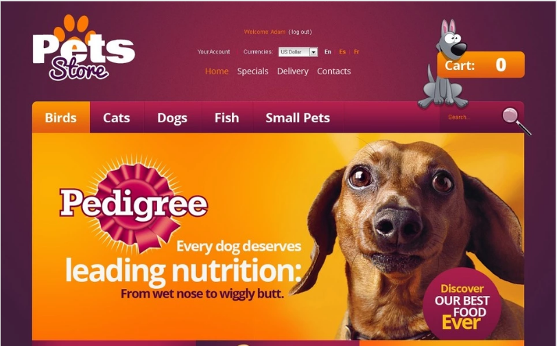 The Best for Your Pet PrestaShop Theme