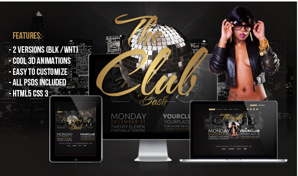 The Club 3D HTML Template