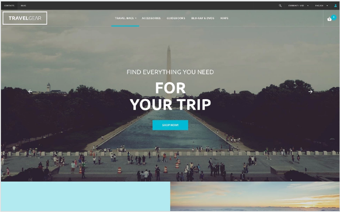 Travel Gear PrestaShop Theme