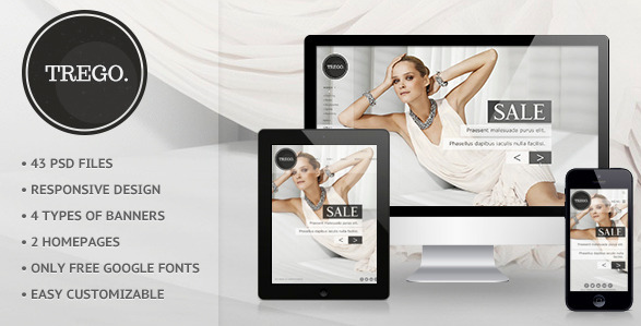 Trego - eCommerce PSD Template
