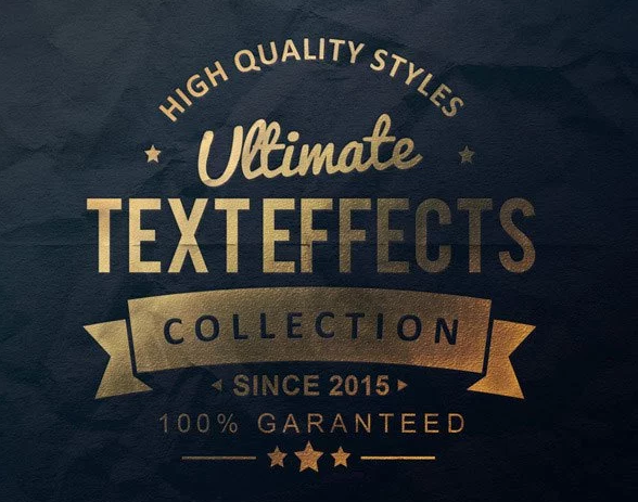Ultimate Text Effect Collection