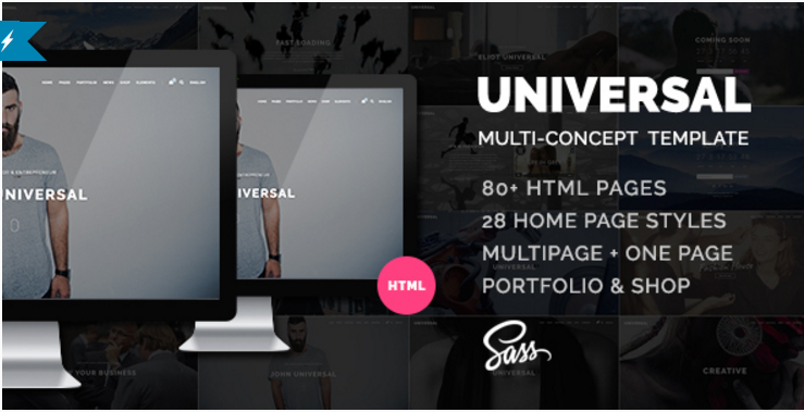 Universal - Smart Multi-purpose html5 template