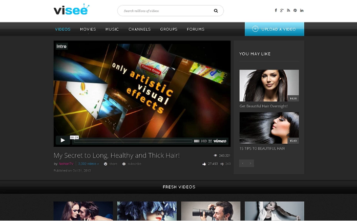 Video Lab Responsive Website Template