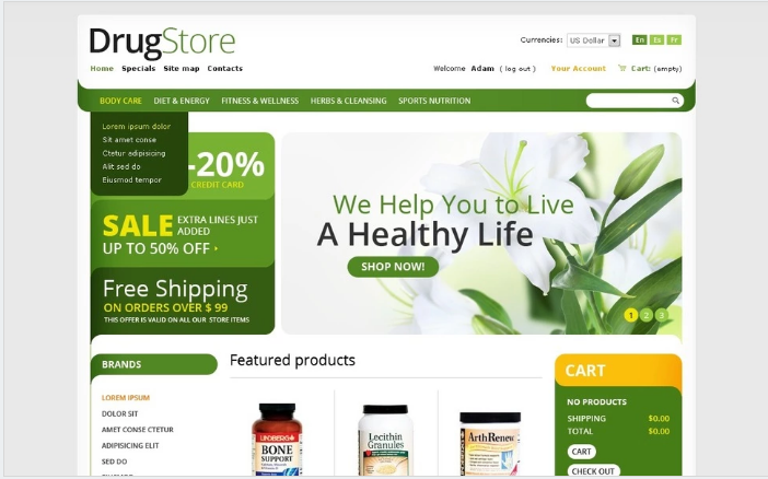 Best PrestaShop Healthcare Themes