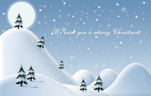 We Wish You a Merry Christmas Illustration