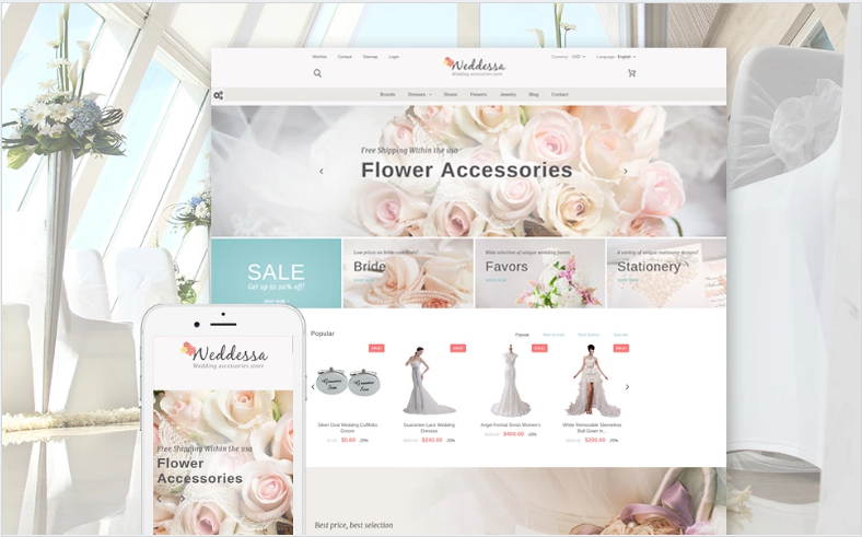 Weddessa: Best Selling PrestaShop Themes