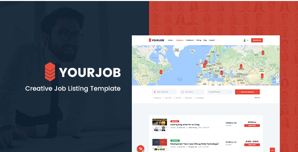 YourJob | Job Listing, Job Portal Directory Responsive Site Template