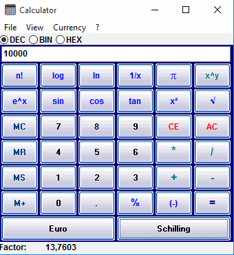 Alternate Calculator: Top Free Windows Currency Converter Softwares