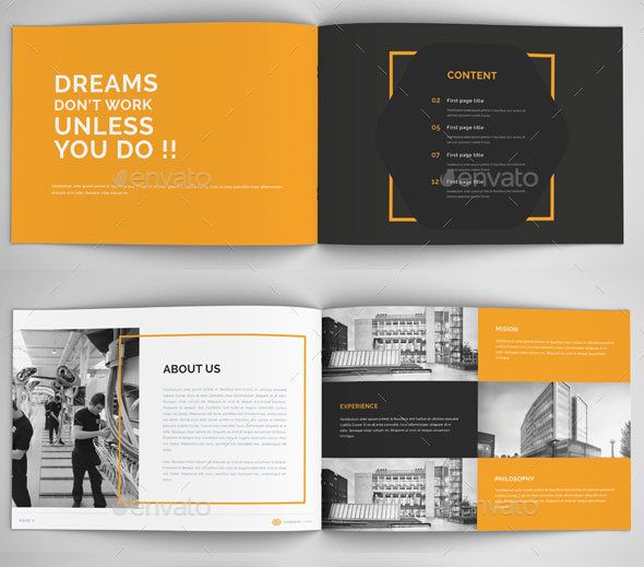 Stylish Layout: Company Profile Design Templates