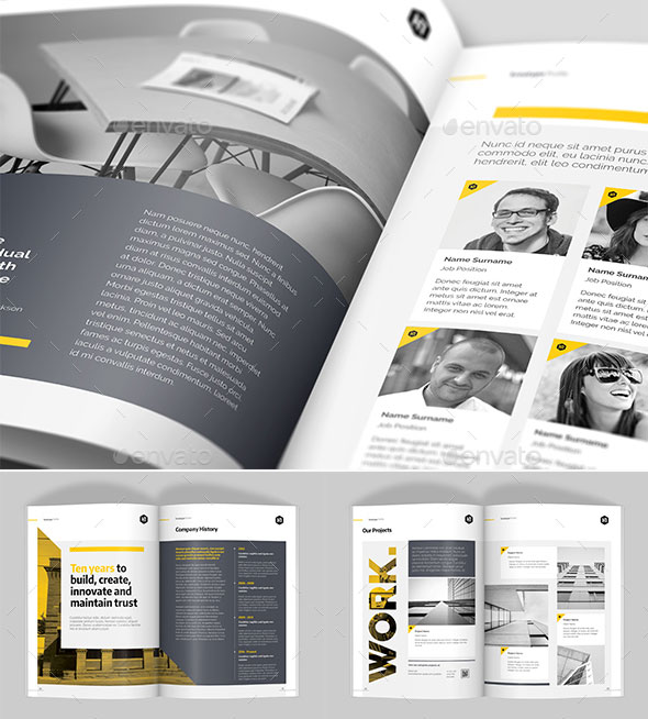 Kreatype: Company Profile Design Templates