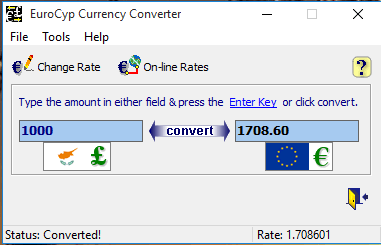 EuroCyp Currency Converter: Top Free Windows Currency Converter Softwares