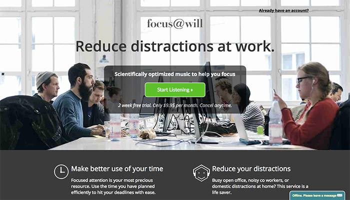 Focus@Will: Best Helpful Tools And Web Services Freelance Writers Need