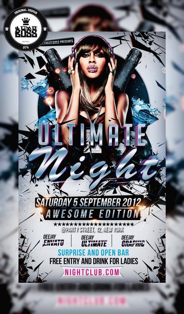 Ultimate Night Party Flyer