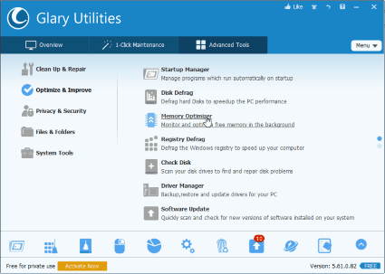 Glary Utilities: Best Effective Free Memory Optimizer Software For Windows