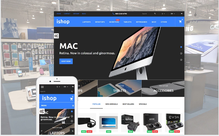 iShop: PrestaShop Technology Themes