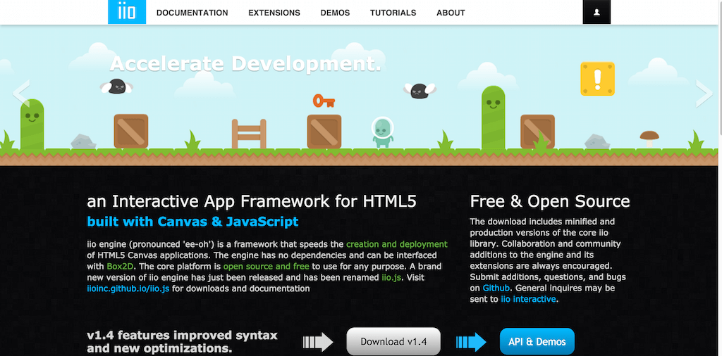 iio Engine: Free HTML5 Frameworks