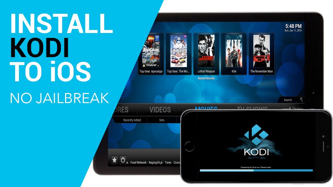 Install Kodi in iOS 10 Without Jailbreaking