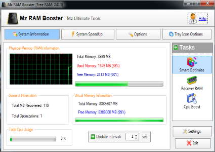 Mz RAM Booster: Best Effective Free Memory Optimizer Software For Windows