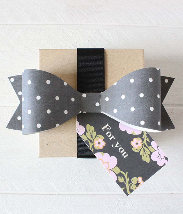 Polka Dot Bows: Beautiful Gift Design Ideas