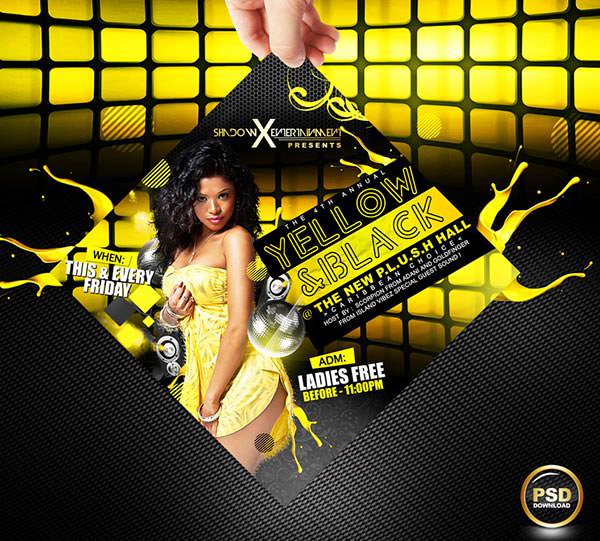 Best Free PSD Party Flyer Designs