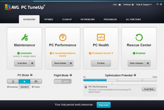 AVG PC Tuneup