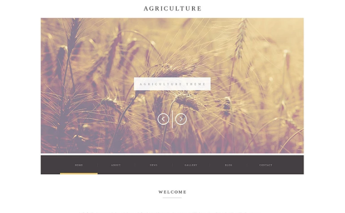 Agriculture Business WordPress Theme