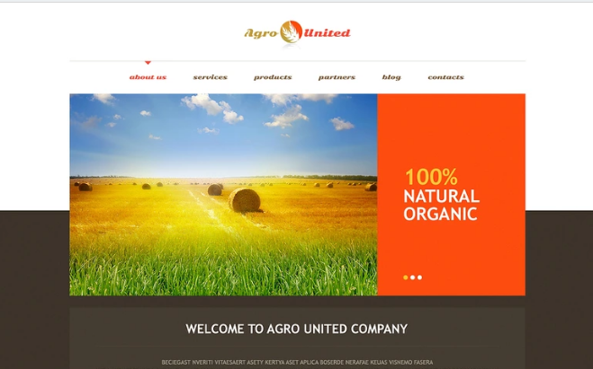 Agriculture to Impress WordPress Theme