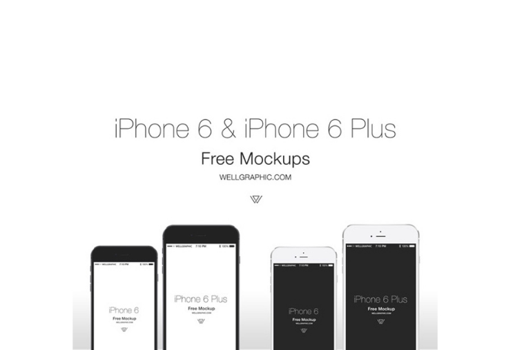 Apple iPhone 6 & iPhone 6 Plus Mockup