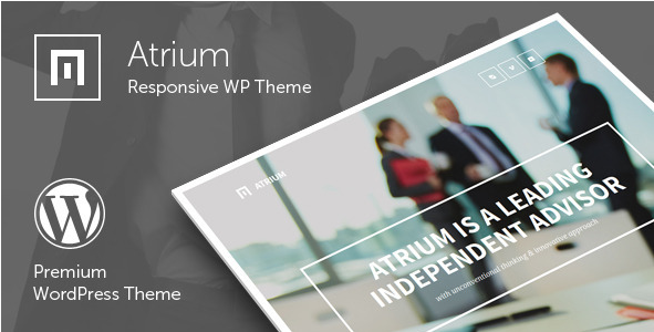 Atrium - Responsive One Page WordPress Theme