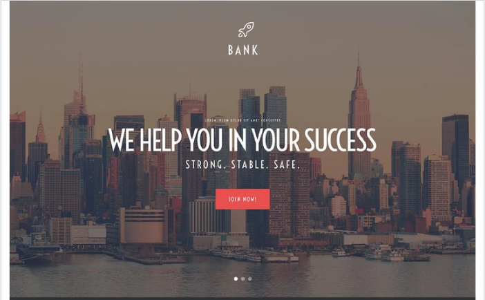 Bank WordPress Theme