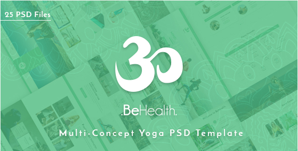 BeHealth: Health PSD Design Templates